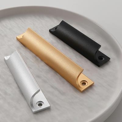 2-4 uds Manija de Cajón de Aleación para Ventana de Pantalla Perilla Sólida para Puerta Corredera de Ventana Manija y Perilla de Mueble Manija de Armario Tirador de Vidrio