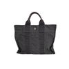 HERMES Her LinePM Tote Bag canvas gray unisex Used