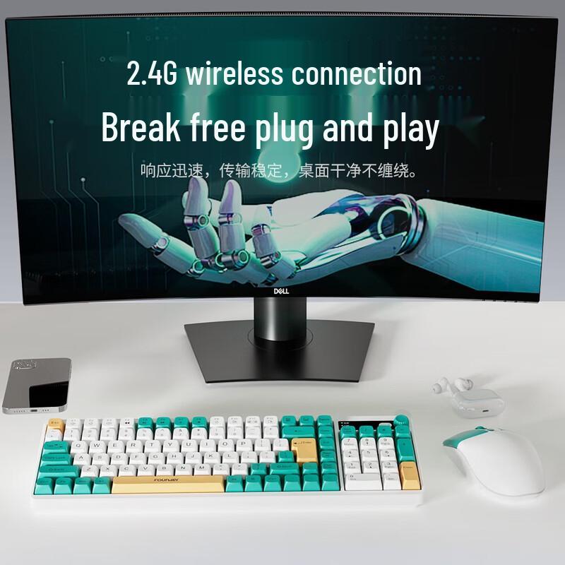 Founder KN650 Wireless Keyboard and Mouse Combo