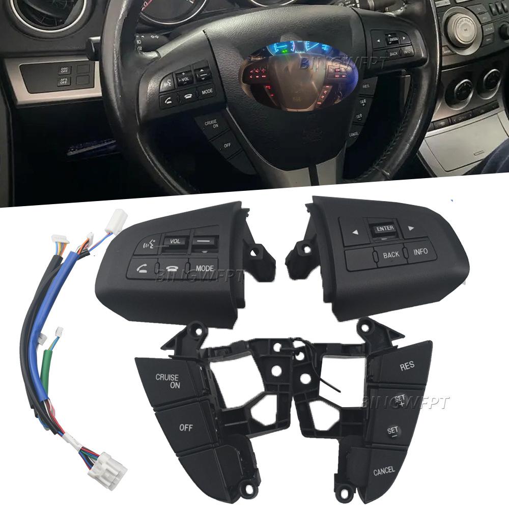 Tlačítka audio/tempomatu na volantu Mazda pro CX-7, 5, 3 Xingcheng Modifikace