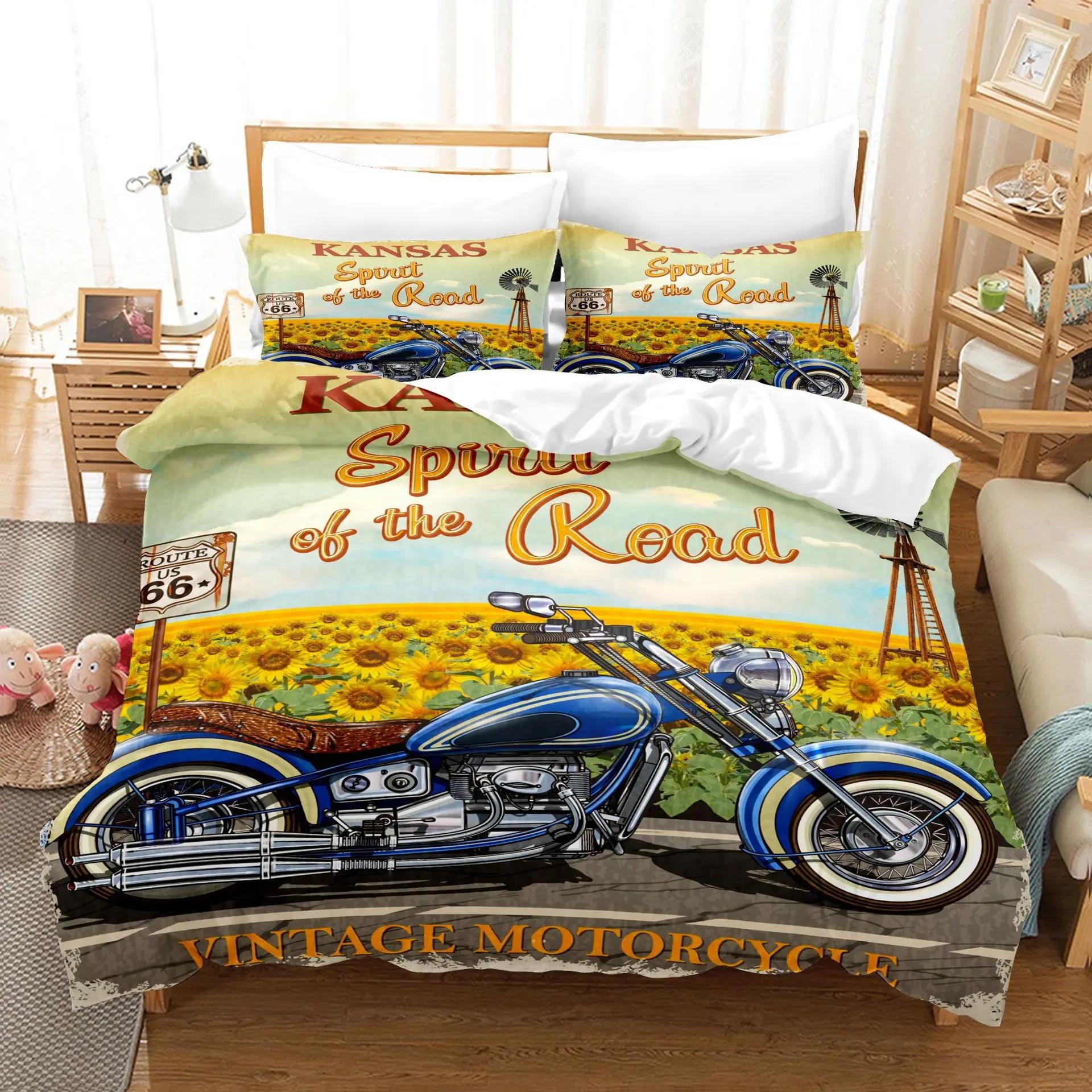 

Comforter Retro Cars Bed Comforter Set 3D Print Super Cool Series Sports Cars Duvet& For Boy Men Teen Bedding Set Luxury Comforter (quilt)-EU Single(135*200cm)3pcs