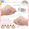 100pcs Colorful Animal Wound Stickers - Teen Waterproof Foot/Body Care Patches, Durable Fun Pattern Protective Body Care