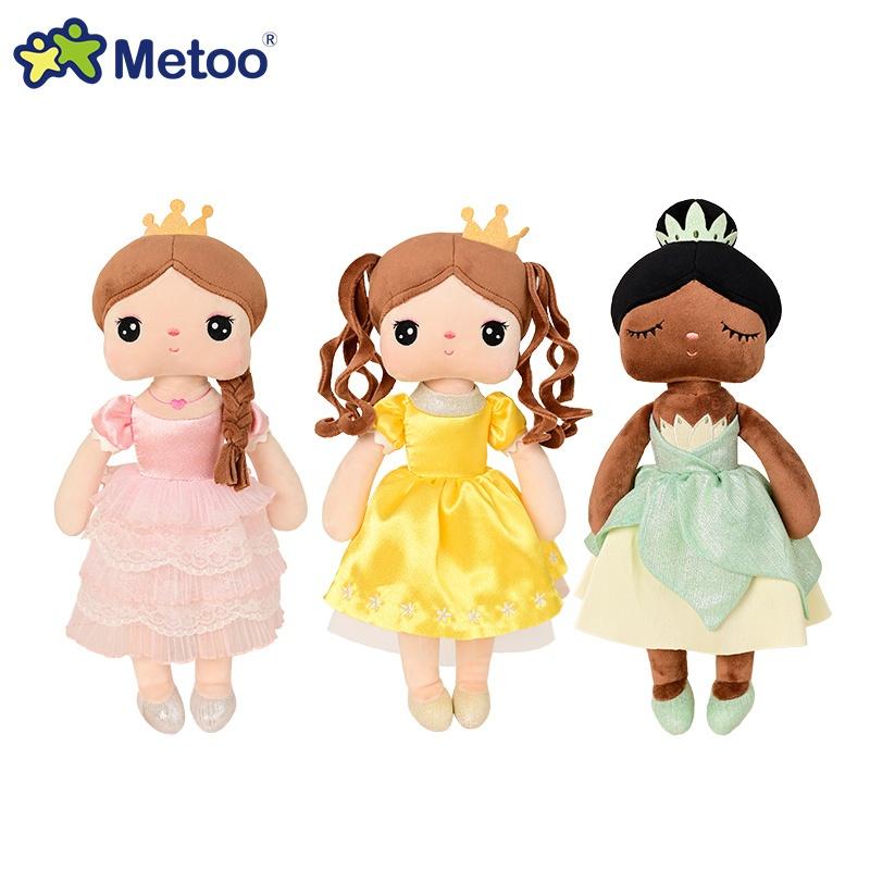 Non-Toxic Original Metoo Angela 38Cm Dress Fairy Tale Princess Dollkawaii Skirt Plush Toys Holiday Gifts For Kids