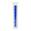 7 Inch Blue Striped Rain Gauge For Outdoor Large Font Rain Gauge With Thickened Plastic Large Digital Rain Gauge Tube