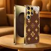 Luxury Monogram Pattern phone case s26 ultra case s25 ultra case glass for Samsung Galaxy S26 S25 S24 S23 S22FE Ultra Plus