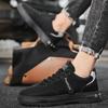 Mode Herrenschuhe Lässige Martin Schuhe Atmungsaktive Arbeit Modische Sneaker Low Top Leder Ballerinas für Herren Formelle Kleidung Walking Büro Schuhe