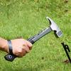 Camping Hammer: Heavy-Duty Multifunctional Steel Hammer with Tent Stake Remover & Holding Strap!Outdoor Camping