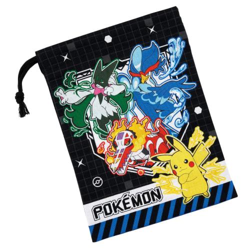 Skater Kids' Lunch Box and Cup Bag, Made in Japan, Pokemon Design, Size 25, Boys, KB63