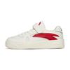 Kids Velcro Strap Breathable Casual Skate Shoes Off White Red A332118000C-1