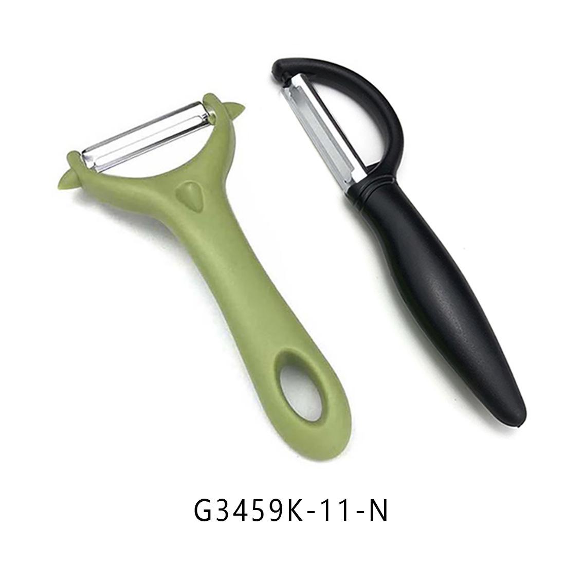 Stainless Steel Melon & Vegetable Peeler with Plastic Handle for Kitchen Use
