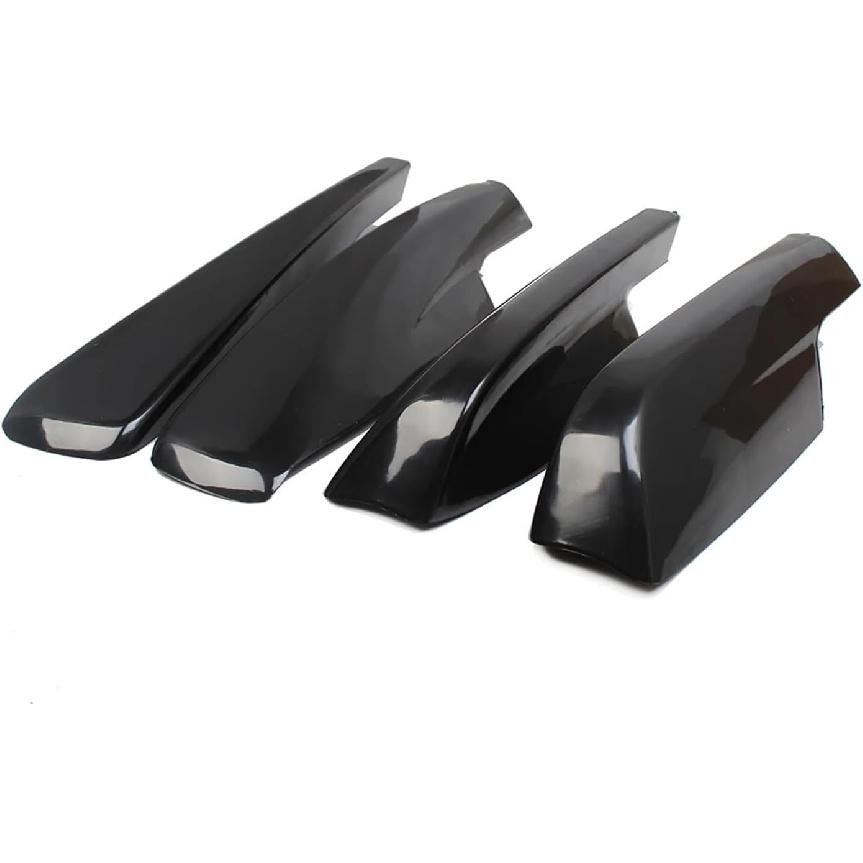 Fit for Highlander 2001-2007 Black Car Styling Roof Rack Cover Center Bar Rail End Shell 6P Replacement(2pcs)