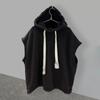 Plus Size Women Hooded Sleeveless Hoodie Summer Autumn Korean Sweatshirt Casual Loose Vest