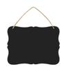 2x1 Piece Double Sided Wooden Blackboard Hanging Chalkboard with String #1