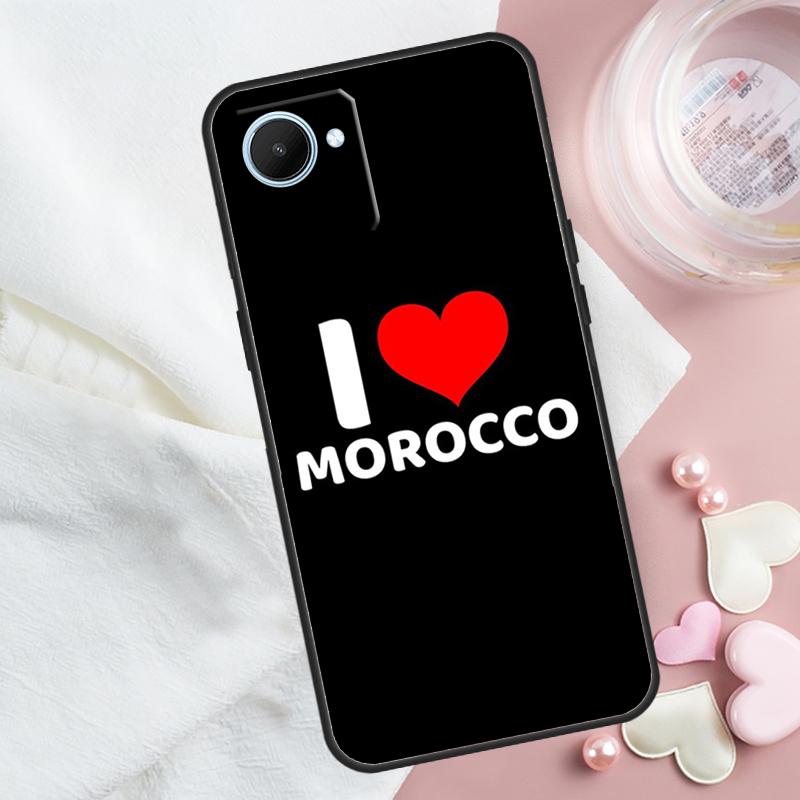 

Morocco Map Flag For Realme 14 Pro Plus 10 11 12 13 GT 7 Pro GT 5 6 6T C67 C61 C53 C51 C21Y C25S C75 C55 Case Realme C15