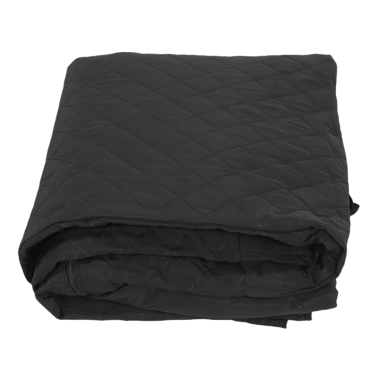 Insulated Inflatable Hot Tub Cover Round Full Coverage Hot Tub Thermal Cover 81.9 Inch Diameter Weather Proof for Outdoor