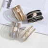 Pulsera de Cuero Envolvente Magnética de Moda Transfronteriza - Estilo Europeo y Americano