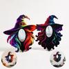 Wooden 2D Mirror Halloween Decoration for Party and Home Decor