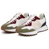 New Balance Nb 327 Color Block Splicing Fabric Leather Low Top Casual Running Shoes Women sneaker White Green Red WS327CK1