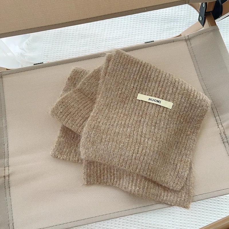 1-8Years Wool Versatile Children's Scarf Autumn and Winter Knitted Warm Scarves for Boys and Girls Trendy Windproof Headscarf