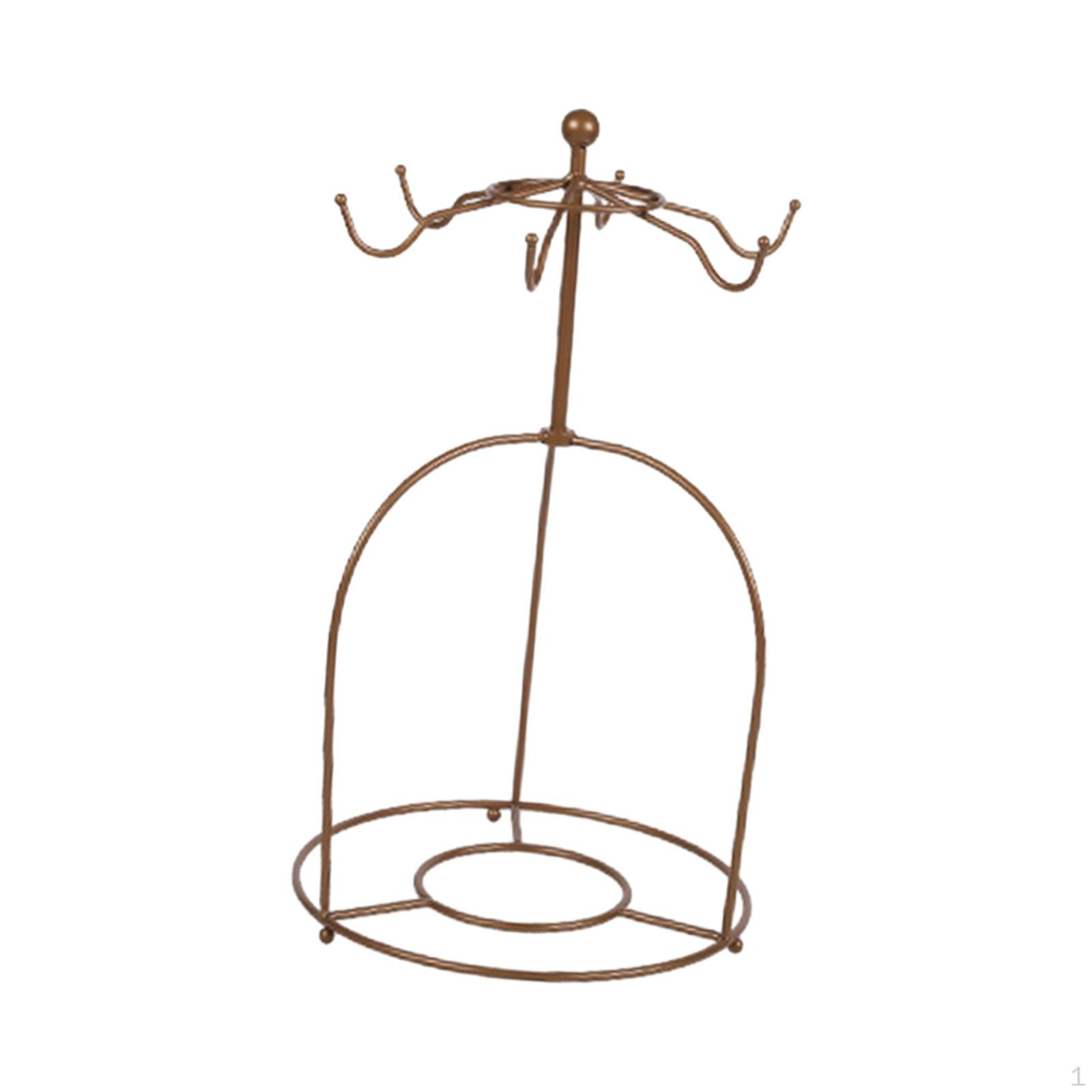 

Подставка для кофейной чашки, стильный держатель для чая, сушилка для стола, Hold 2 Mugs Gold