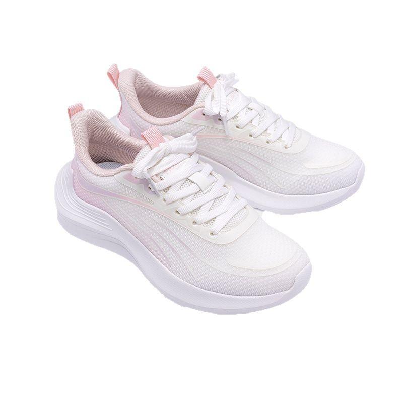 Global pink flying-woven shoes women's ZHQ6368 spring new breathable women's shoes versatile fashion casual sports shoes