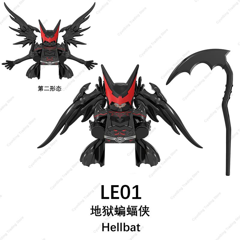 

НОВЫЙ Аниме Ниндзя Злой Моро Мини Фигурка Строительные Блоки Мистер. E Скелет Волшебник Куклы Кирпичики Модель Детские MOC Игрушки Подарки