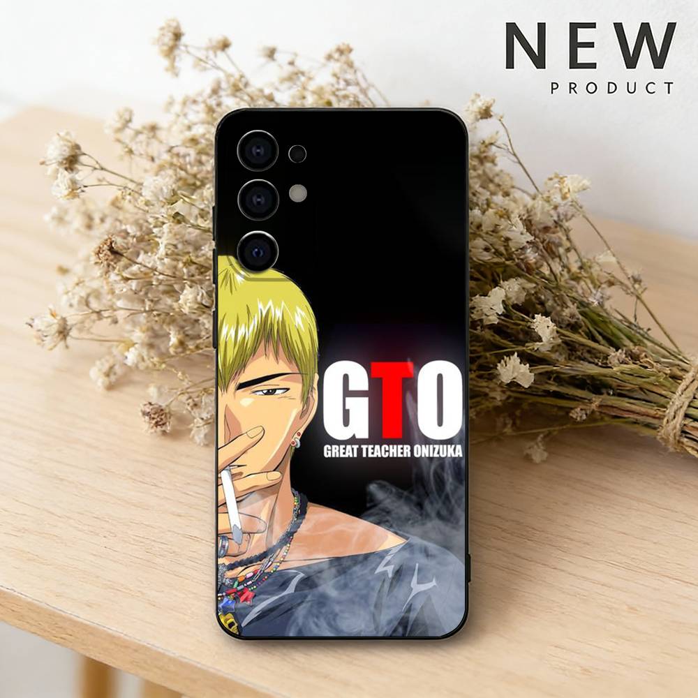 Great T-Teacher Anime Onizukas phone Case For Samsung S26,25,24,21,22,23,30,20,Ultra,Plus,Fe,Lite Black Soft Cover