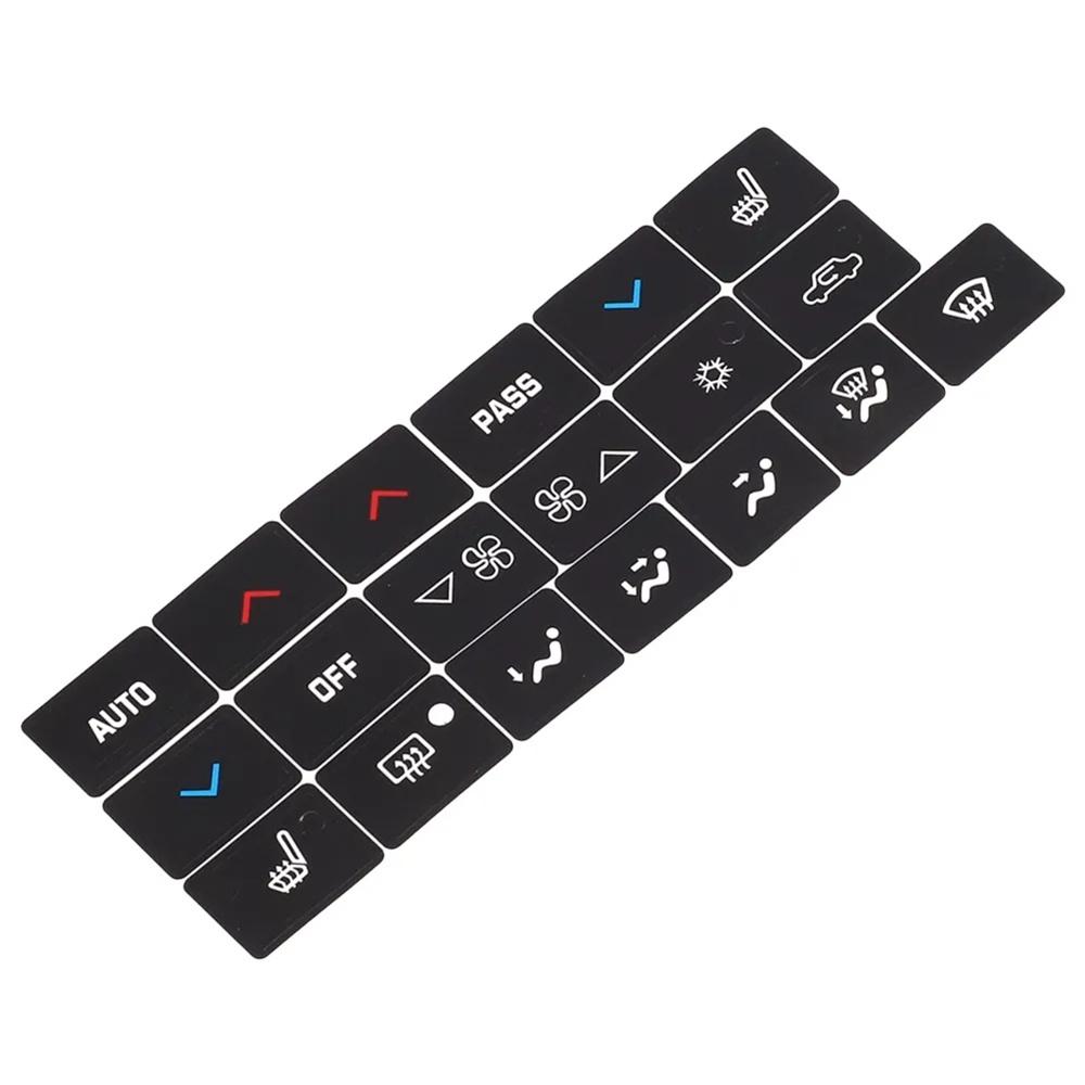 1 Set A/C Climate Control Button Repair Decal Sticker For Buick Lacrosse 2005-09