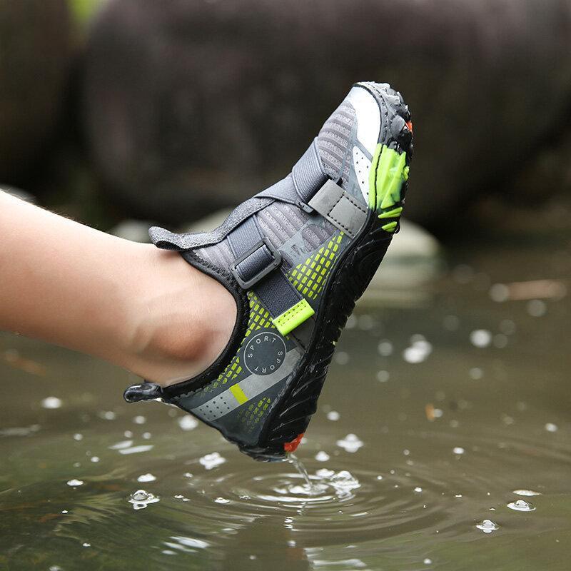 Scarpe da Acqua Asciugatura Rapida per Bambini Ragazzi Ragazze Leggere Traspiranti Scarpe da Wading per la Spiaggia Scarpe Antiscivolo per Sport Acquatici per Surf Escursionismo Taglia 27-38