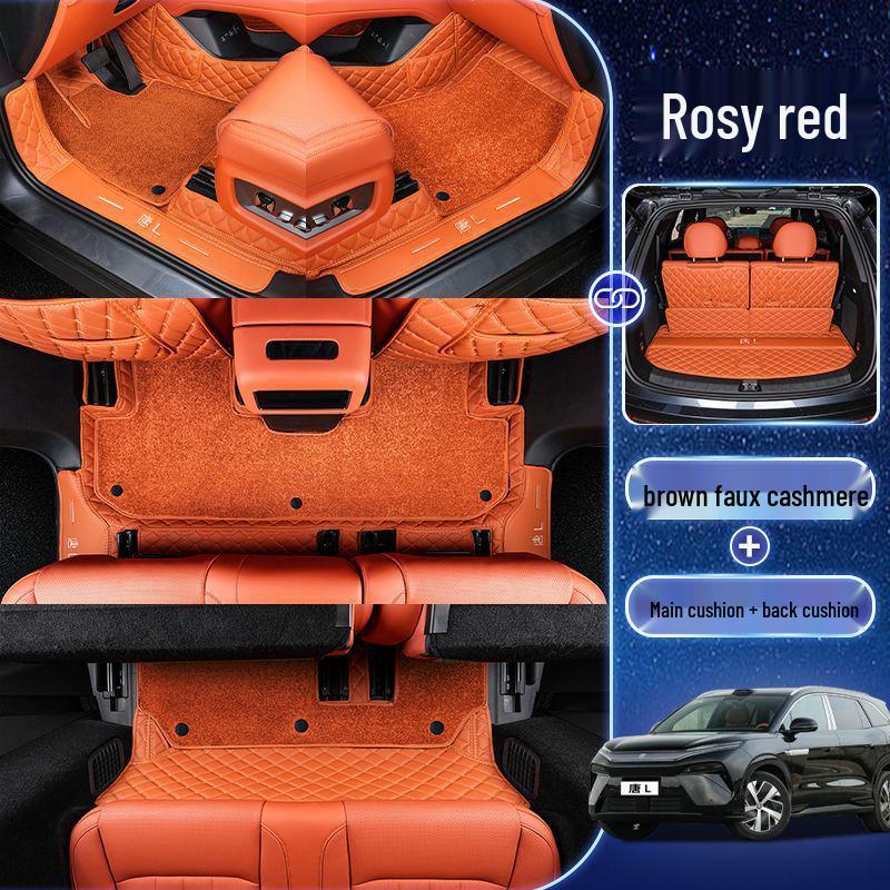 Floor Mats for 25 BYD Tang L Models - Custom-Fit, Modified Interior Mats for Tang L DMI and EV