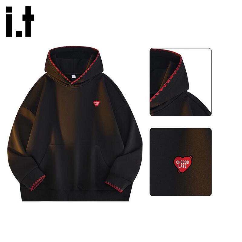 :CHOCOOLATEit Women's Loose Fit Hooded Sweatshirt