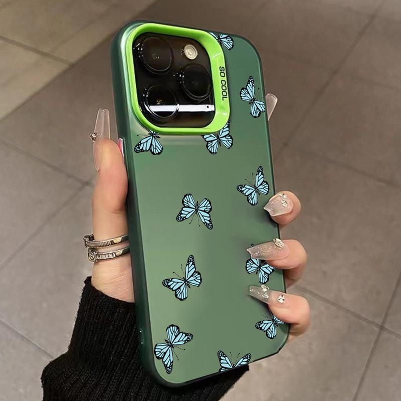 Phone Case For iPhone 15 14 11 12 13 Pro Max Mini X XR XS Max 7 8 Plus SE  Summer Daisy Flowers Smile Shockproof Matte Cover