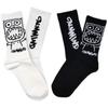 Unisex Mid-Calf Cartoon Little Devil Sports Socks - Trendy High-Top for Skateboarding & Basketball