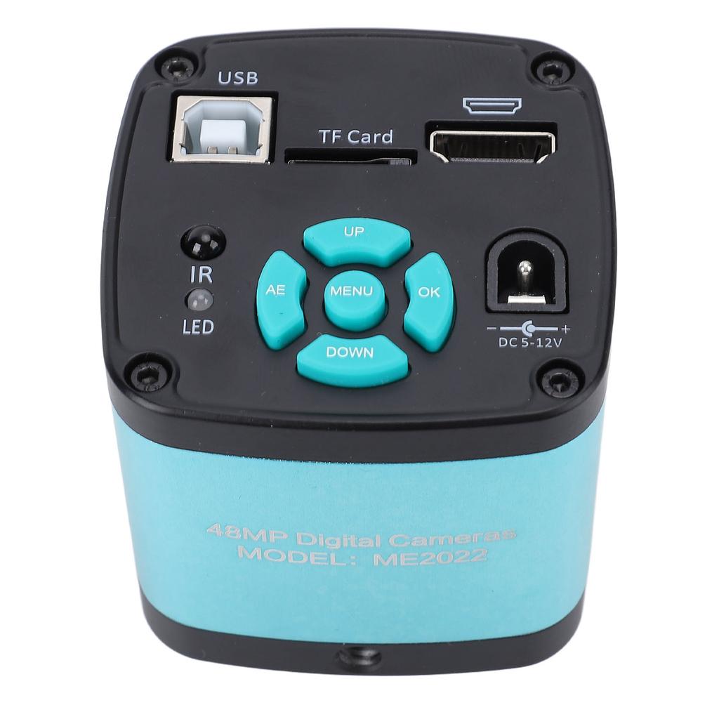 Electronic Microscope Camera 48MP 4K 1080P HD Multimedia Interface USB2.0 Output Industrial Video