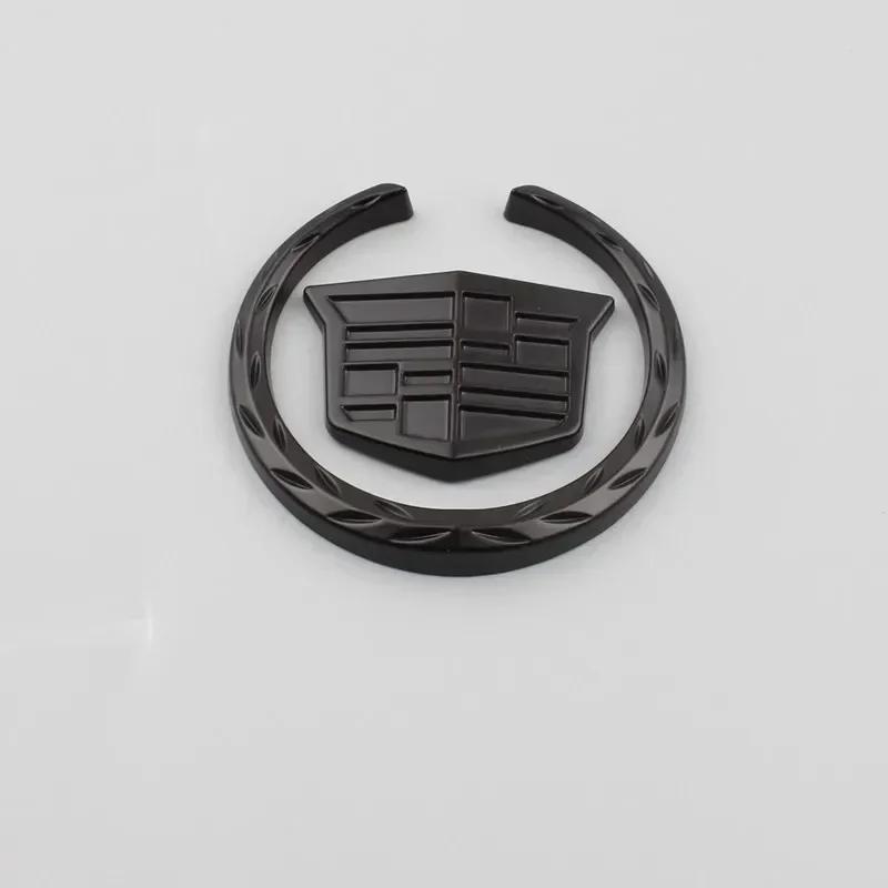 

Premium 1Pc Round Badge Decals Car Side Window Body Stickers For Cadillac Escalade CTS DTS STS XTS ATS BLS CT5 CT6 XT5 XT6