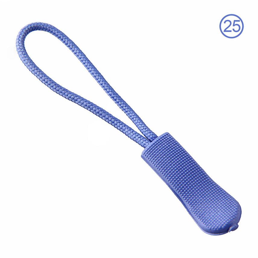 10pcs Zipper Pull Puller Zipper Repair Kit Colored Pull Tabs End Fit Rope Cord Replacement Clip Coat Backpack Zipper Accessories