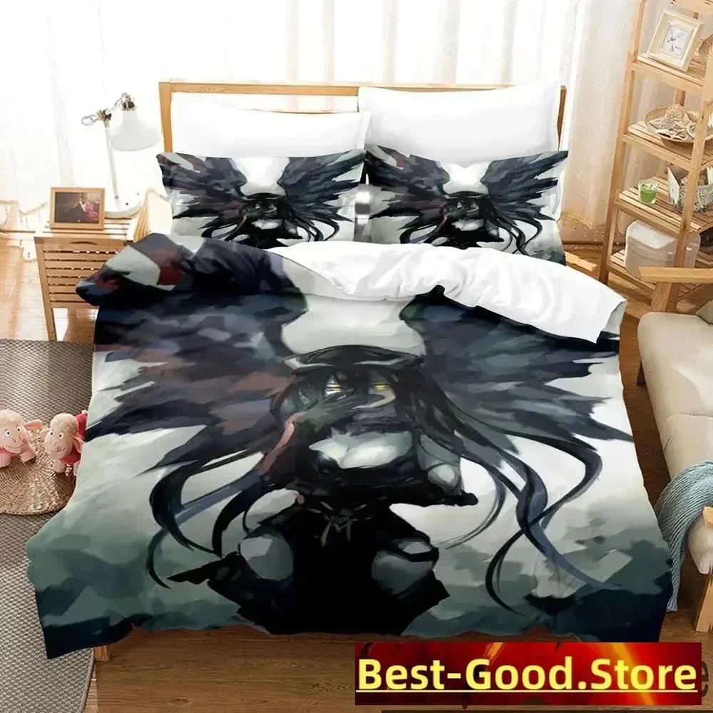 3D Print OVERLORD Bedding Set Duvet Cover Bed Set Quilt Cover Pillowcase Comforter king Queen Size Boys Adult Bedding Set