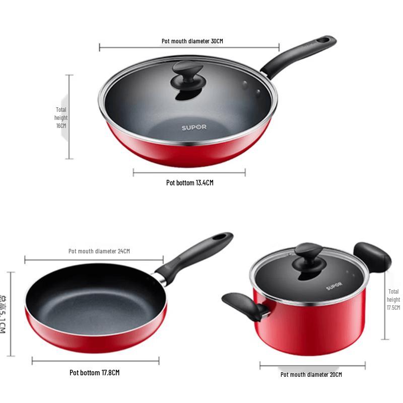Supor Non-Stick Cookware Set