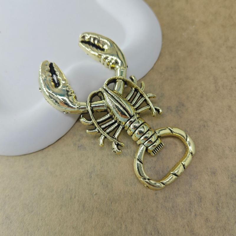 Heavy Duty Multifunctional Metal Lobster Corkscrew Bottle Opener Creative Jar Opener for Home Bar Commercial Occasions