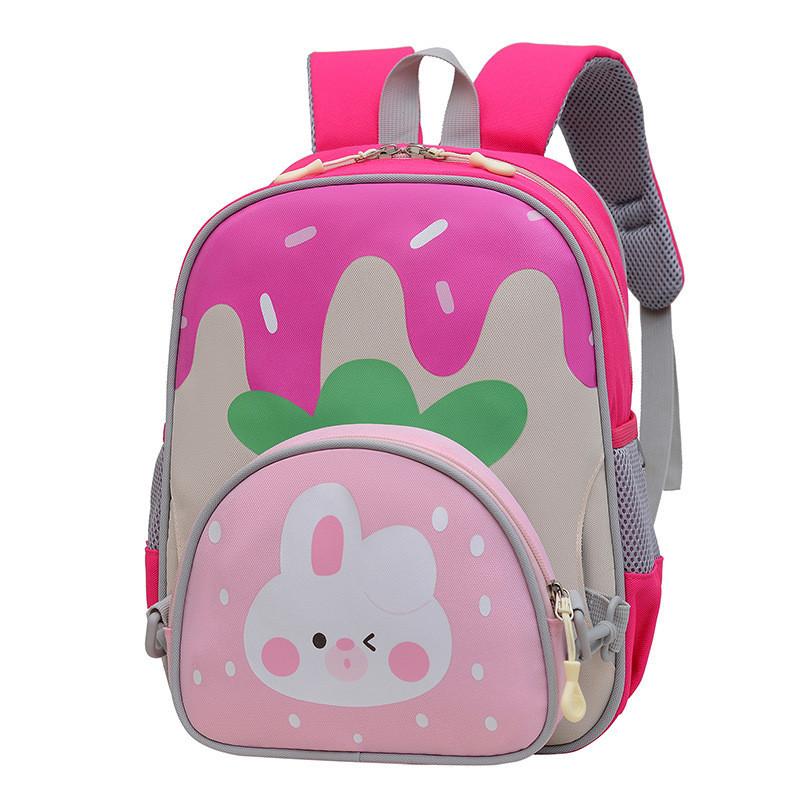 Large Capacity Lightweight Nylon Kindergarten Backpack For Kids With Breathable Design