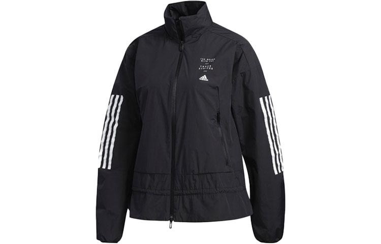 Adidas Retro Sports Stand Collar Jackets Women s Black ED0962 S