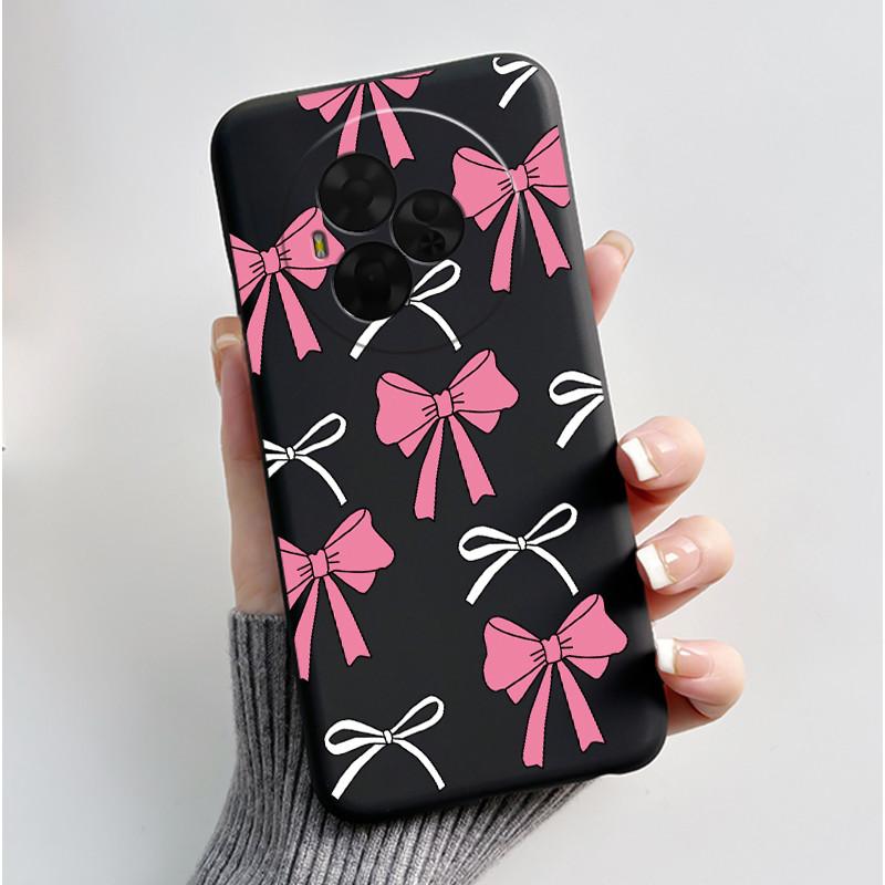New Soft Black Casing For TCL NxtPaper 60 Ultra Green Cartoon Rabbit Pattern Shockproof Cover For TCL Ion X/TCL Ion V Case