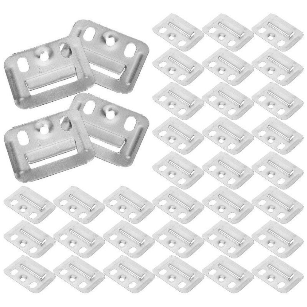 100Pcs Rust Resistant Wall Panel Clips Galvanized Steel Wall Panel Fixing Clamps  Ceiling Cladding