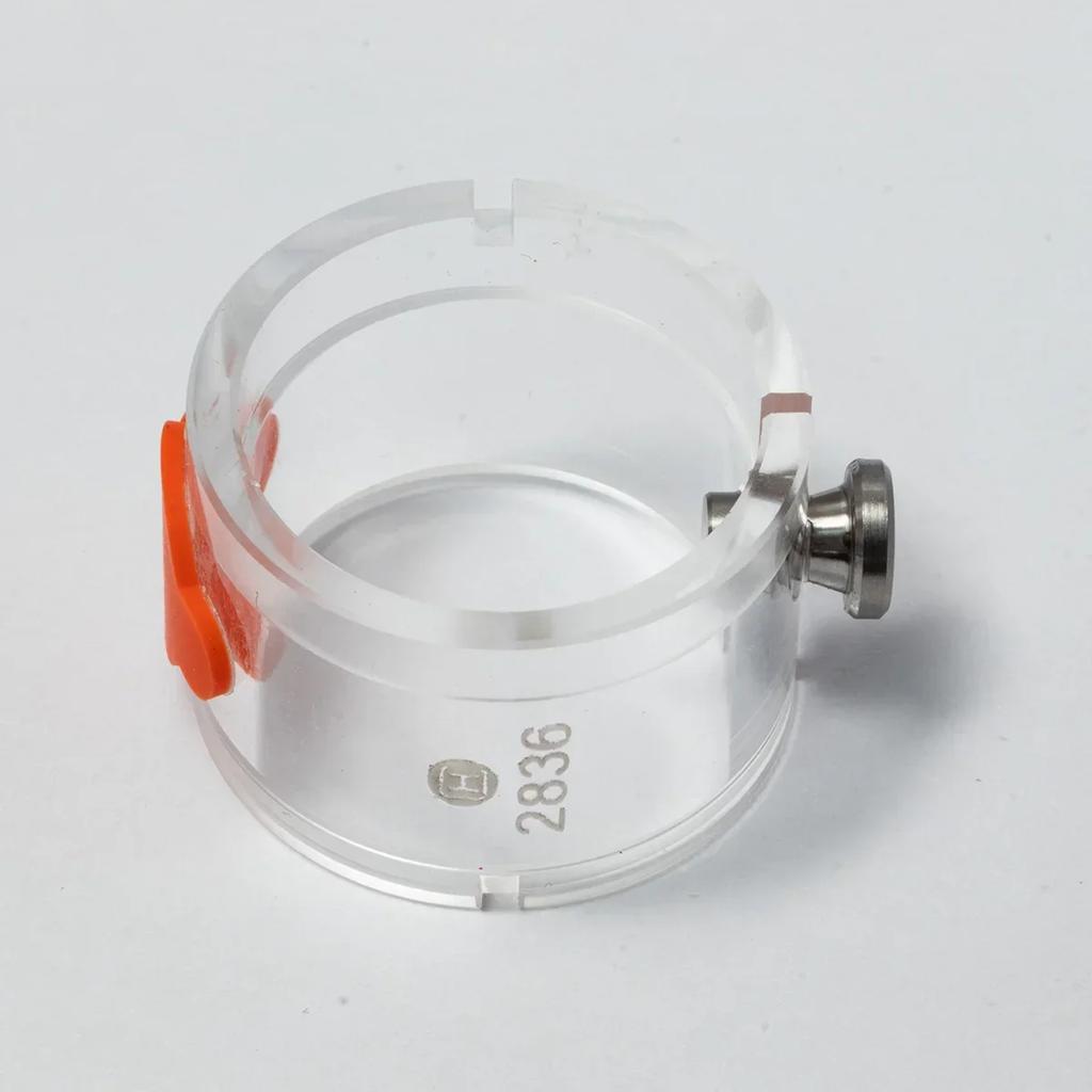 Uhrenreparaturwerkzeug NH35/2824/4130/3235 aus Acrylmaterial, tragbarer Uhrwerkhalter für Uhrmacher zur Reparatur von Uhren