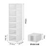 Foldable Magnetic Shoe Box Cabinet – No-Install, Space-Saving, Transparent Storage Solution.
