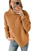 2025 autumn and winter European and American women's clothing cross-border new wool turtleneck solid color sweater plush top women