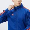 Adidas Taekwondo Stand Collar Zip Long Sleeve Jacket Comfortable Simple Striped Pants Casual Sports Suit Unisex Sportswear TR30JT-BUOG+TR30PT-BW