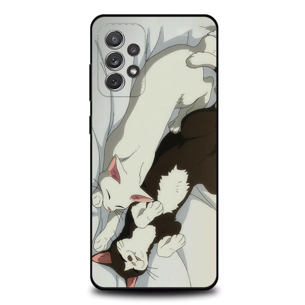1 Stück Süße Schwarz-Weiß-Katze Handyhülle Für Samsung S25,S24,S21,S22,S23,S30,Ultra,S20,Plus,Fe,Lite,Note,10,9,5G Schwarze Hülle