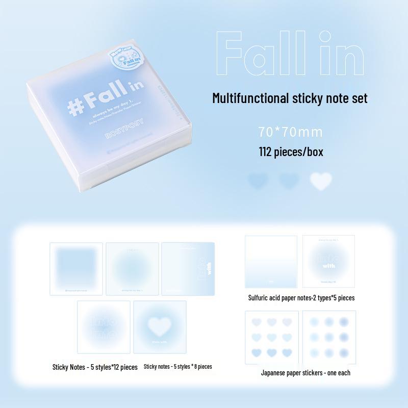 RosyPosy Multifunctional Memo Set & Student Planner Stickers