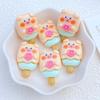 10Pcs New Cute Resin Cartoon Cat Bear Rabbit Pig Lollipop Flat Back Parts Embellishments For Hair Bows
